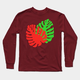 Cheese plant leaves Long Sleeve T-Shirt